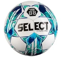 М'яч футбольний Select FB Campo PRO v23 біло-зелений Уні 4 (5703543312931)