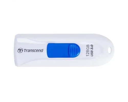 USB флеш накопичувач Transcend 128GB JetFlash 790 White USB 3.0 (TS128GJF790W)