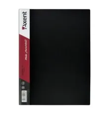 Папка з файлами Axent 60 sheet protectors, black (1060-01-А)