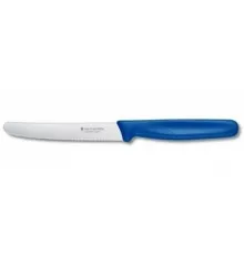 Кухонный нож Victorinox Standart для овощей 11 см, с волнистым лезвием, синий (5.0832)
