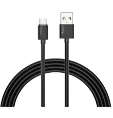 Дата кабель USB 2.0 AM to Type-C 1.2m Nets T-C801 Black T-Phox (T-C801 black)