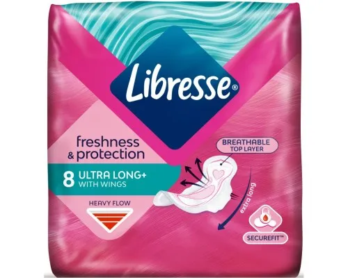 Гігієнічні прокладки Libresse Ultra Super Soft 8 шт (7322540388480)