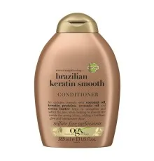 Кондиционер для волос OGX Brazilian Keratin Smooth для укрепления волос 385 мл (0022796976024)