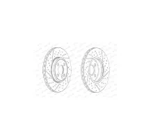 Гальмівний диск FERODO DDF2126C
