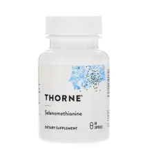 Минералы Thorne Research Селен, ( Селенометионин), Selenomethionine, 60 капсул (THR-22501)