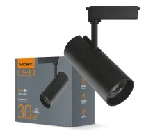 Світильник Videx LED 30W 4100K чорний (VL-TR04-304B)