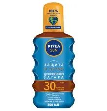 Засіб для засмаги Nivea Сонцезахисна олія Захист та засмага SPF 30 200 мл (4005800118784)