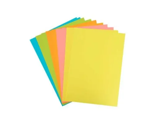 Кольоровий папір Kite А4 двосторонній неоновий, 10 аркушів/5 кольорів (K22-252)