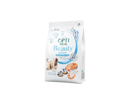 Сухой корм для собак Optimeal Beauty Podium беззерновой на основе морепродуктов 4 кг (4820215366090)