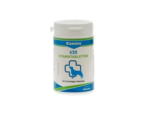 Витамины для собак Canina Поливитаминный комплекс V25 60 таблеток (4027565110117)