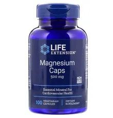 Минералы Life Extension Магний, Magnesium, 500 мг, 100 вегетарианских капсул (LEX-14591)