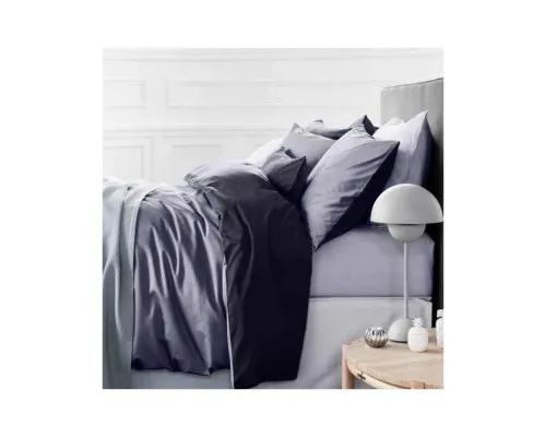 Постільна білизна MirSon King Size Сатин Premium 0251+0240 Smoke 220х240 (2200001169685)