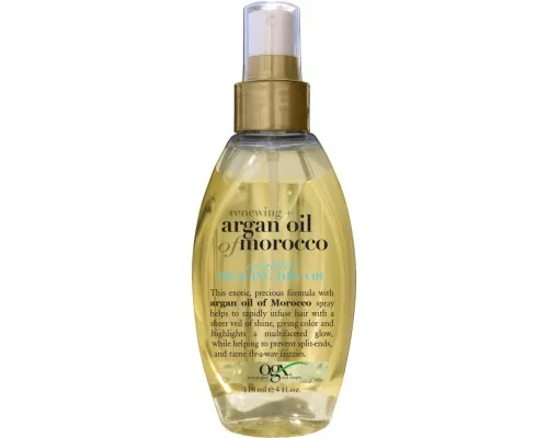 Олія для волосся OGX Argan oil of Morocco Відновлювальна арганова 118 мл (0022796976208)