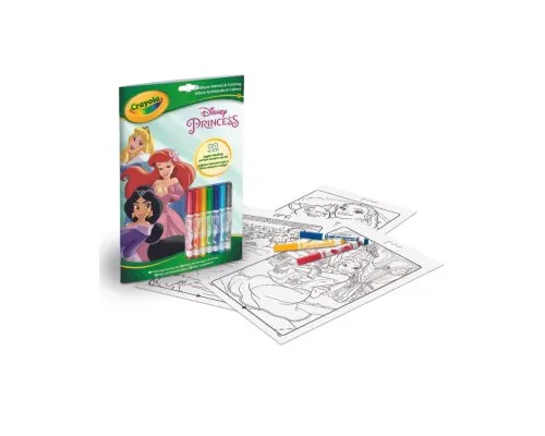 Набір для творчості Crayola Розмальовка Disney Princess, 32 сторінки (5807)