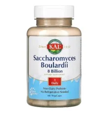 Пробіотики KAL Сахароміцети Буларді, 8 мільярдів КУО, Saccharomyces Boulardii, 8 B (CAL-93372)