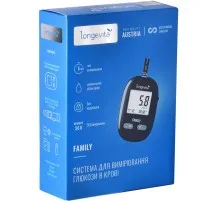 Глюкометр Longevita Family Система для вимірювання глюкози в крові (6806076)