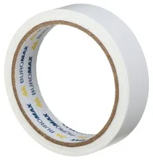 Скотч Buromax двосторонній на тканинній основі 24 мм х 10 м Білий (BM.7506)