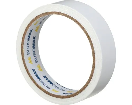 Скотч Buromax двухсторонний на тканевой основе 24 мм х 10 м Белый (BM.7506)