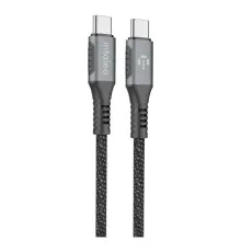 Дата кабель Type-C to Type-C 1.2m CBGPD60WTT1 60W grey Intaleo (1283126518096)