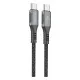 Дата кабель Type-C to Type-C 1.2m CBGPD60WTT1 60W grey Intaleo (1283126518096)