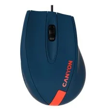 Мишка Canyon M-11 USB Blue/Red (CNE-CMS11BR)