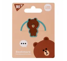 Закладки для книг Yes металева Line Friends (707832)