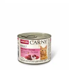 Консерви для котів Animonda Carny Adult Beef, Turkey + Shrimps 200 г (4017721837088)