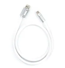 Дата кабель USB 2.0 AM to Type-C 1.0m white Dengos (PLS-TC-NS-WHITE)