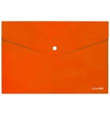 Папка - конверт Economix А4 180 мкм, непрозрачная оранжевая (E31301-06)