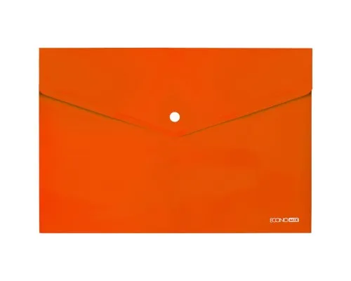 Папка - конверт Economix А4 180 мкм, непрозора помаранчева (E31301-06)