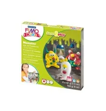 Набір для творчості Fimo Kids Монстр 4 кольори х 42 г (4007817806234)