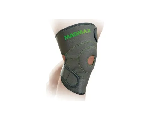 Фіксатор коліна MadMax MFA-295 Zahoprene Universal Knee Support Dark Grey/Green (MFA-295-U)