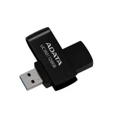 USB флеш накопитель ADATA 128GB UC310 USB 3.2 Black (UC310-128G-RBK)