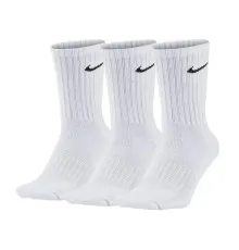 Шкарпетки Nike U NK EVERYDAY LTWT CREW 3PR SX7676-100 46-50 3 пари Білі (888407237294)