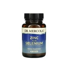 Минералы Dr. Mercola Цинк и Селен, Zinc plus Selenium, 30 капсул (MCL-03065)