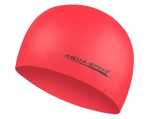 Шапка для плавания Aqua Speed Mega 100-31 червоний Уні OSFM (5908217635587)