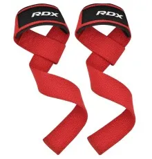 Кистьові лямки RDX W1 Gym Single Strap Red Plus (WAN-W1R+)