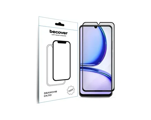 Стекло защитное BeCover Realme C61 Black (711809)