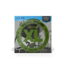 Струни для гітари D'Addario XL Nickel Wound Medium Top / Extra Heavy Bottom (11-56) (EXL117)