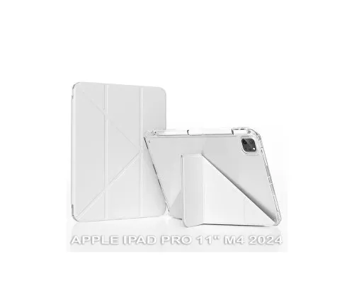 Чехол для планшета BeCover Ultra Slim Origami Transparent Apple iPad Pro 11" M4 2024 Gray (711690)