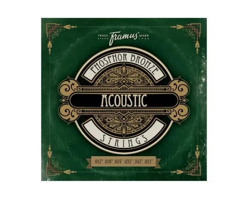 Струни для гітари Framus Phosphor Bronze Medium (12-53) (47220 M)