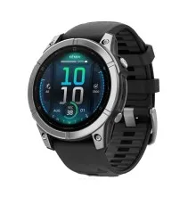 Смарт-годинник Garmin fenix E, 47mm, Stainless Steel/Black, GPS (010-03025-00)