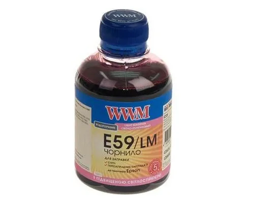 Чернила WWM EPSON StPro 7890/9890 200г Light Magenta (E59/LM)