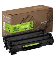 Картридж Patron HP LJ CE278A/CANON 728 GREEN Label (DUAL PACK) (PN-78A/728DGL)