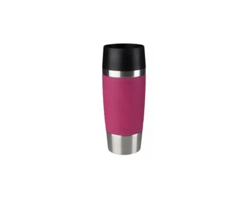 Термочашка Tefal TRAVEL MUG 0.36L raspb/silver (K3087114)