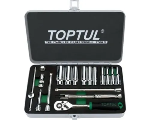 Набір інструментів Toptul дюймових 1/4" 18од. 3/16"-9/16" (GCAD1813)