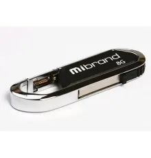 USB флеш накопитель Mibrand 8GB Aligator Black USB 2.0 (MI2.0/AL8U7B)