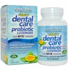 Пробиотики Natures Plus Пробиотик для Здоровья Зубов и Полости Рта для Взрослы (NAP-04383)