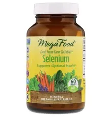 Мінерали MegaFood Селен, Selenium, 60 таблеток (MGF-10186)