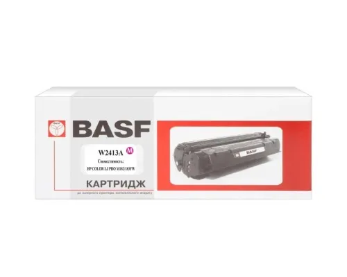 Картридж BASF HP CLJ M182/183, W2413A Magenta, without chip (BASF-KT-W2413A-WOC)